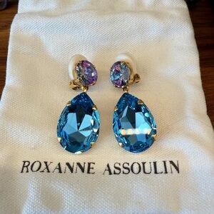 Roxanne Assoulin
Hip Hop But Not Swarovski Blue & Purple Clip-On Earrings